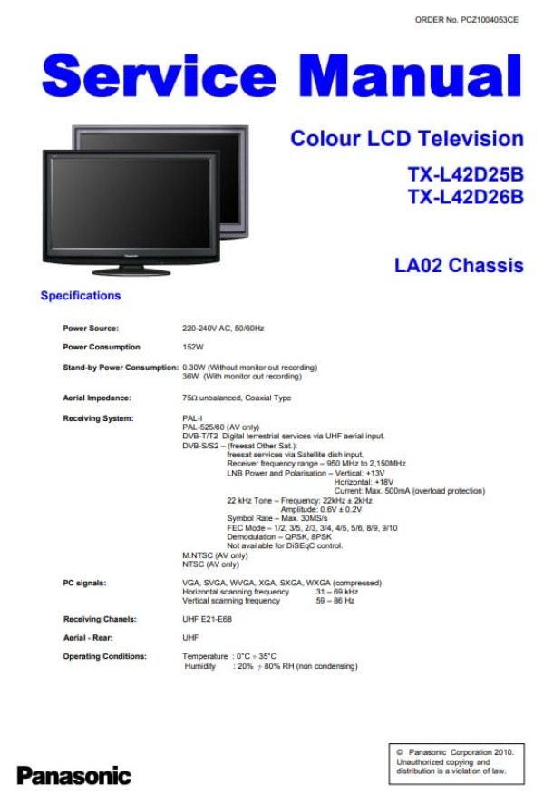 LA02_TX-L42D25B, TX-L42D26B
